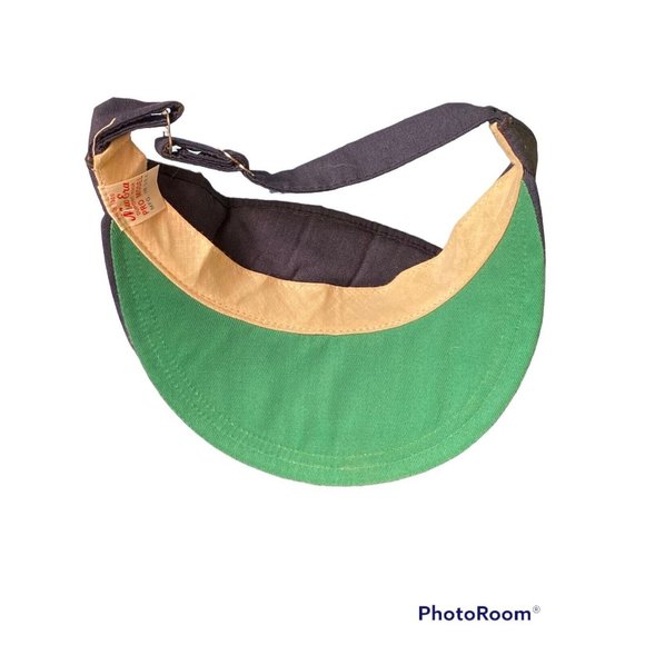 Jack Daniels New Era Hat Dupont Visor Pro Model USA Sun Visor Blue Green Bill - Picture 2 of 8